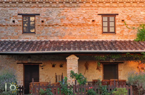 Benedetti's stone house at Tarano